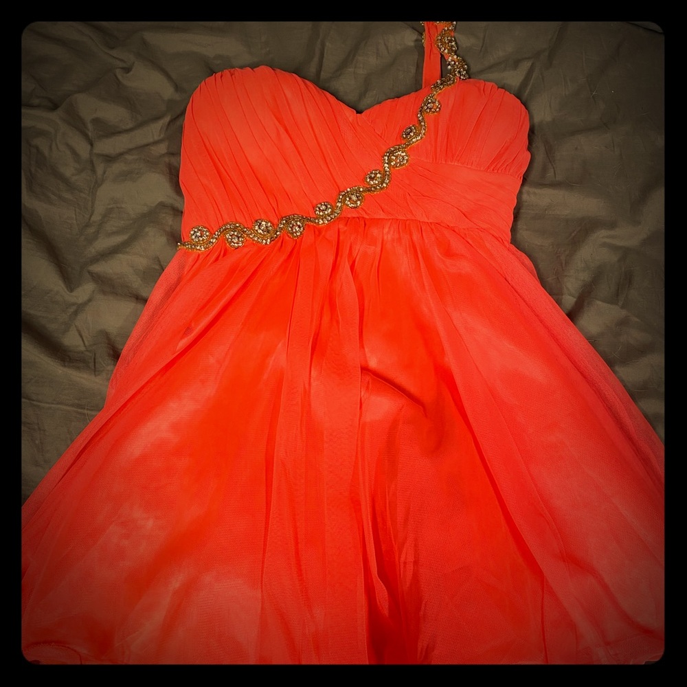 Orange/peach dress